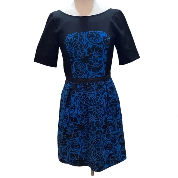 NWT Plenty by Tracy Reese Fit & Flare Dress Size 8 - Picture 3 of 14